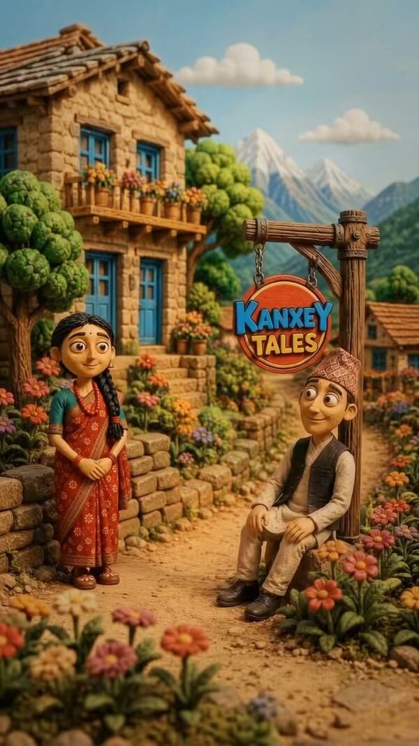 हेप्पी तीज  #theboythatwas #nepalicouple #funnyreels #husbandandwifelife #nepalianimations #kanxeytales #comedy